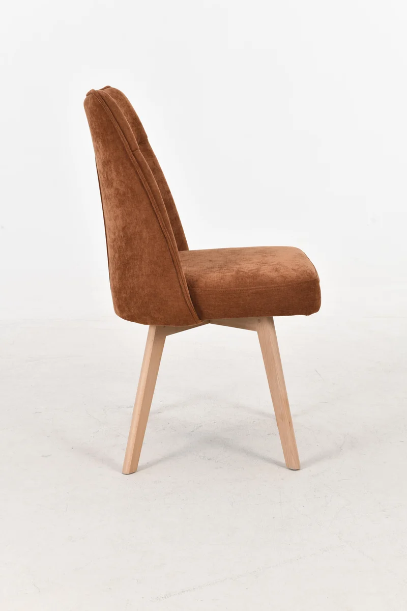 Chaise en tissu anti tache, 61x52xH95CM ANA