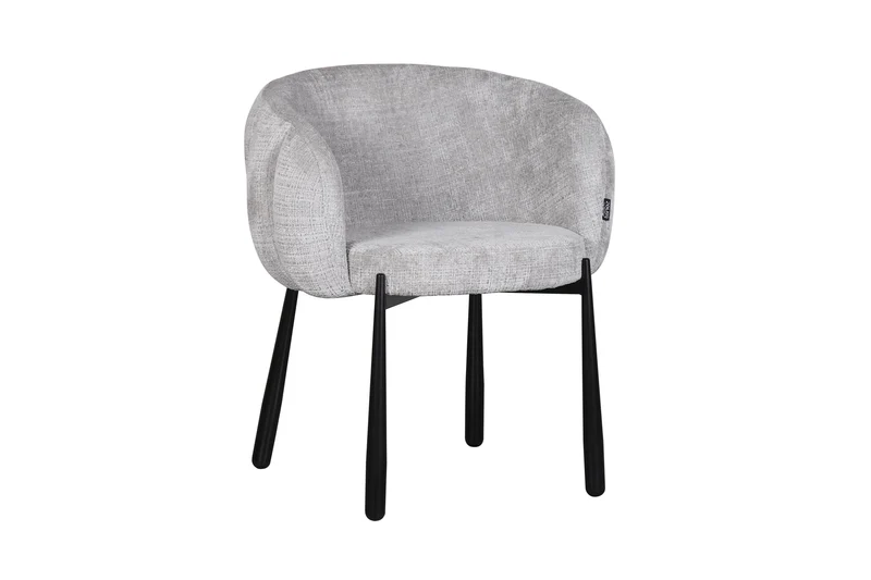 Chaise en tissu anti tache, 68x64xH79CM - LEAH