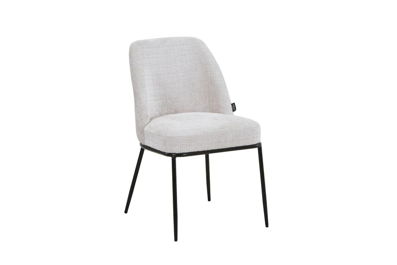 Chaise en tissu anti tache, 45x58,5xH85,5CM - BENNY