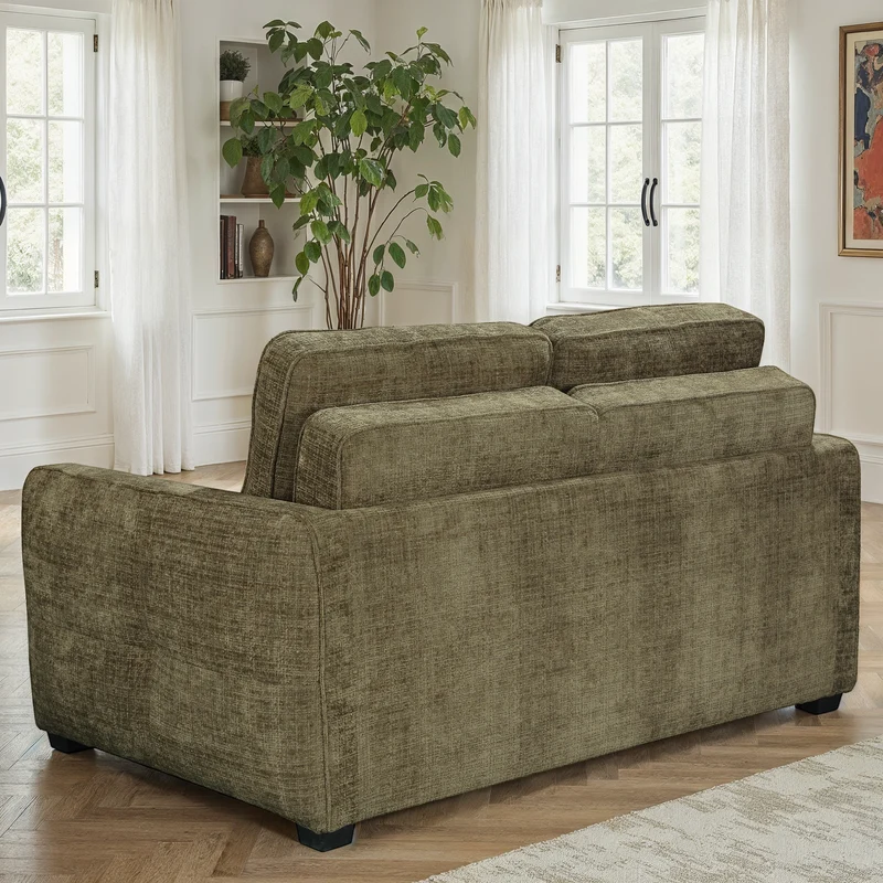 Canapé lit clic-clac convertible en tissu anti tache, 171x105xH95CM - GIANNA
