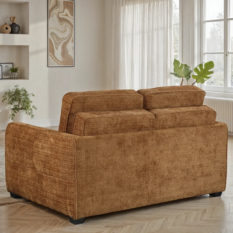 Canapé lit clic-clac convertible en tissu anti tache, 171x105xH95CM - GIANNA