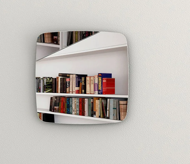 Miroir design contemporain carré 50x50cm - Tilty