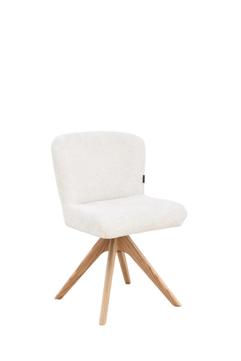 Chaise en tissu anti tache, 52x63xH82CM - ALINA