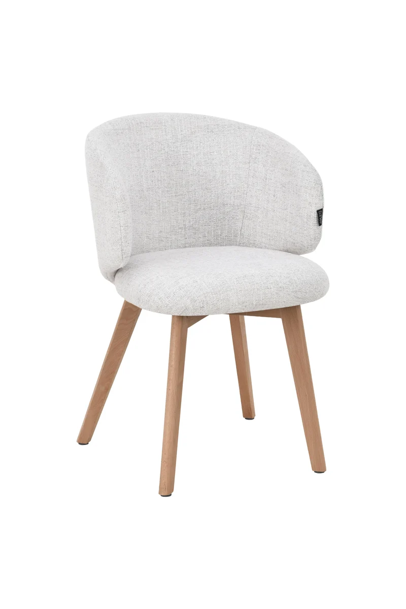 Chaise en tissu anti tache, 60x55xH79CM - VERA