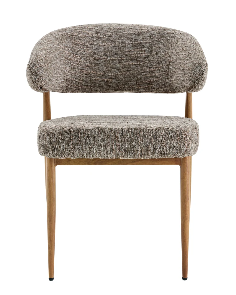 Chaise en tissu anti tache, 59x54xH76,5CM - LUCIA