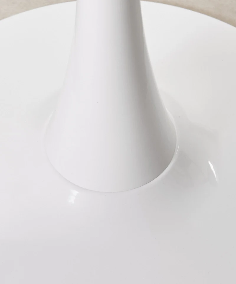 Mesa redonda de metal y fibra de vidrio Tulia (100 cm)