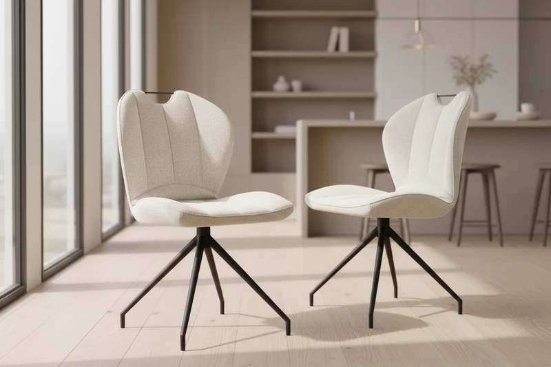 Lot de 2 chaises pivotante - New york