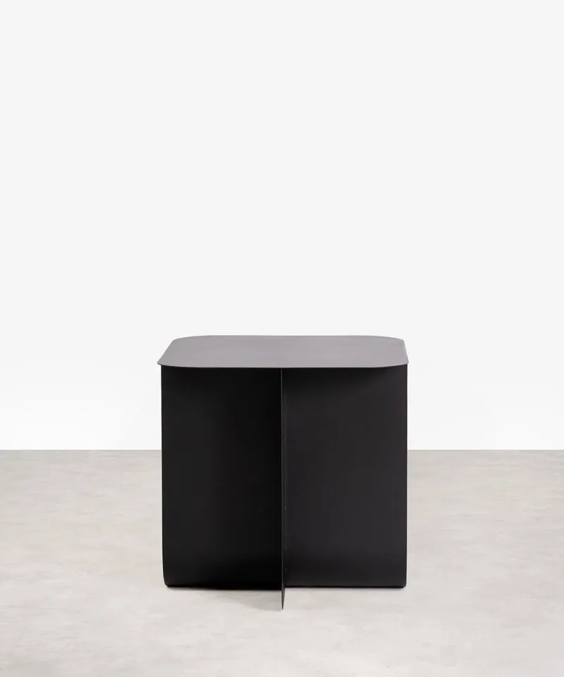 Mesita auxiliar de metal Kala (44x40x39 cm)