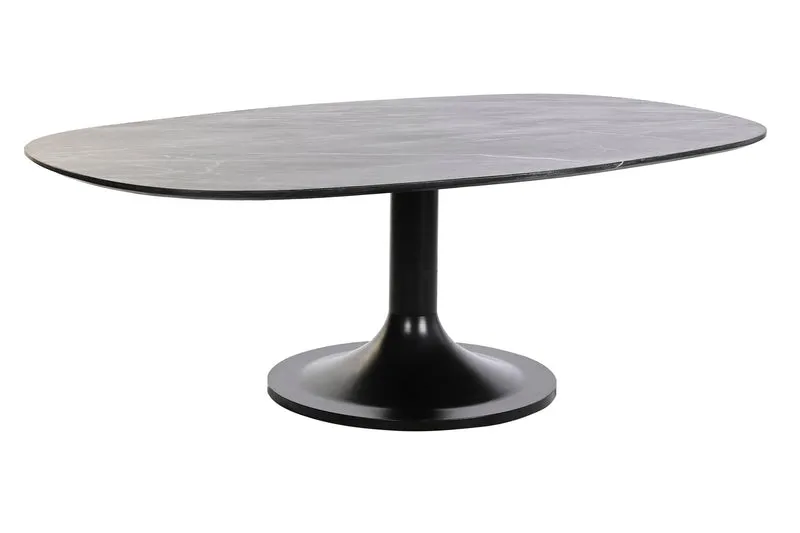table basse marbre noir