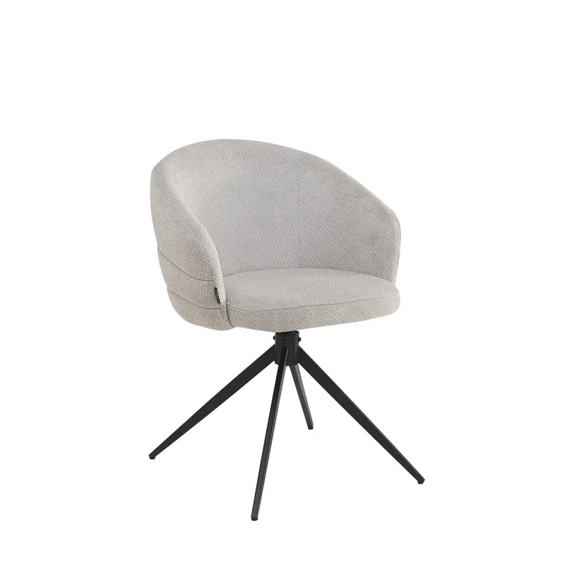 Chaise en tissu anti tache, 50x50xH78,6CM - CALYPSA