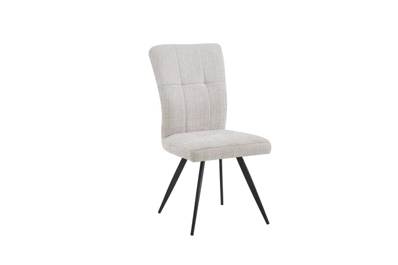Chaise en tissu anti tache, 47x62xH93CM - NOVALI