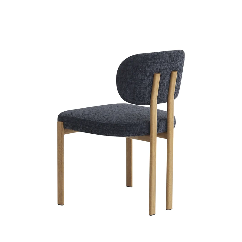 Chaise en tissu anti tache, 57x55xH81,5CM - SANTORI