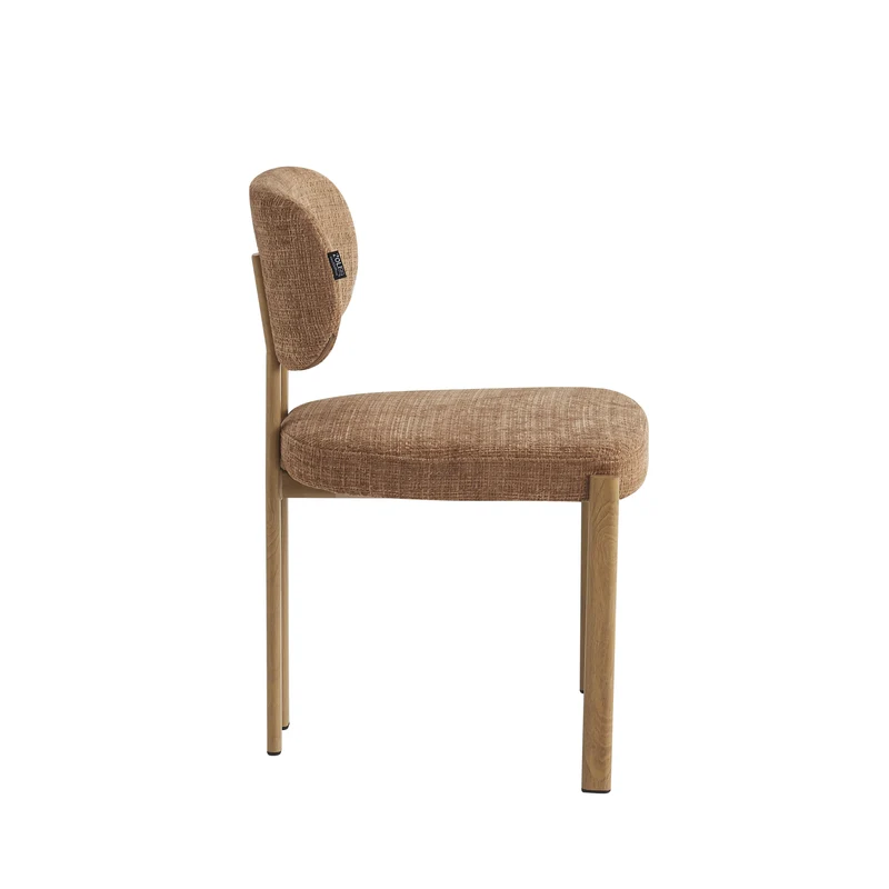 Chaise en tissu anti tache, 57x55xH81,5CM - SANTORI