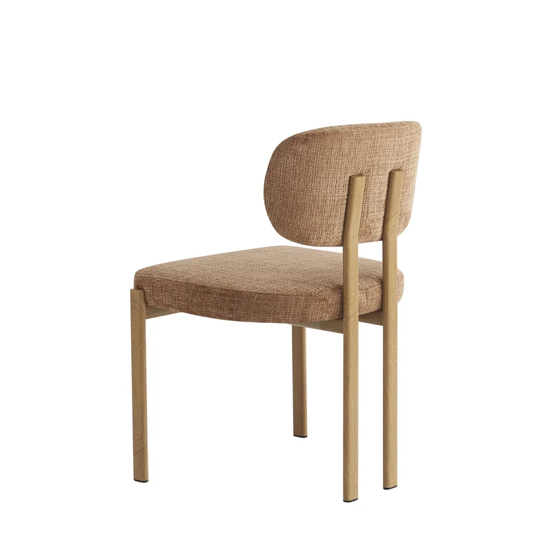 Chaise en tissu anti tache, 57x55xH81,5CM - SANTORI