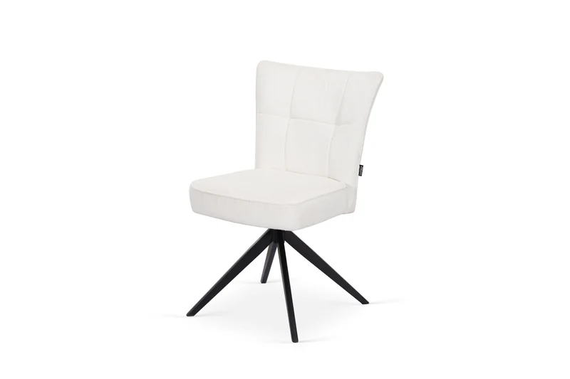 Chaise en tissu anti tache, 53,5x61xH86CM - GINO