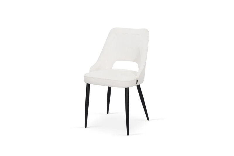 Chaise en tissu anti tache, 50x59xH84CM - MILA