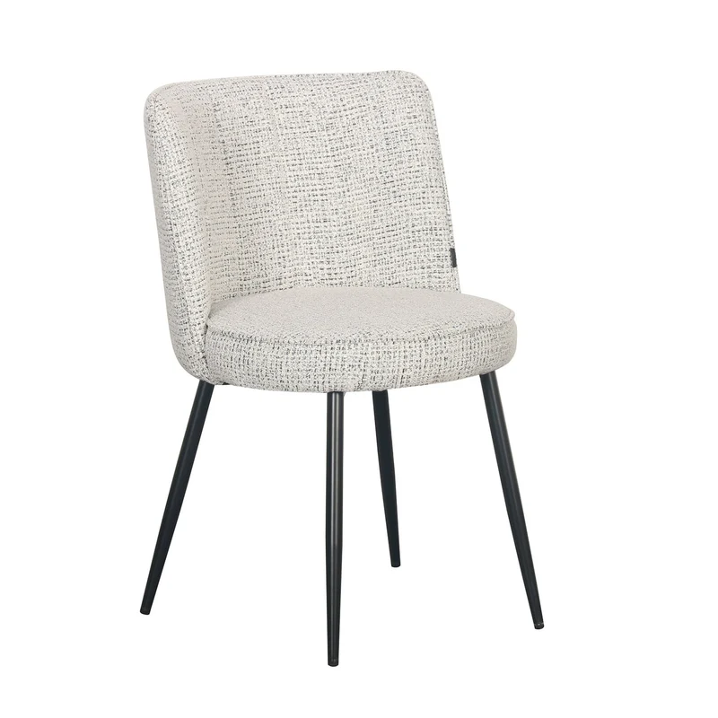Chaise en tissu, 52x61,5xH80CM - LYDIA