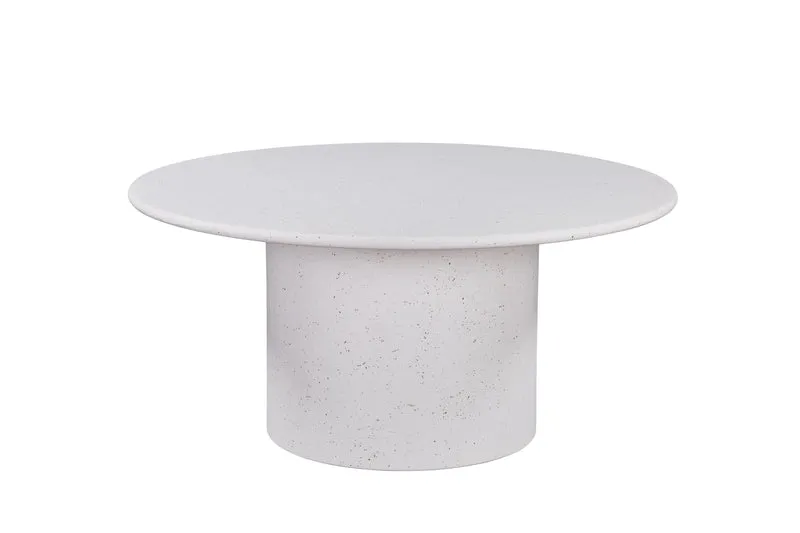 Table en travertin à manger forme Galet , 140x114xH75CM - HEDDA