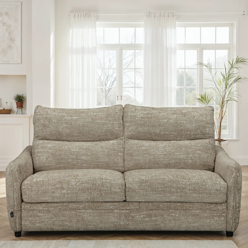 Canapé convertible clic-clac avec coffre convertible en tissu anti tache, 188x98xH100CM - MARKO