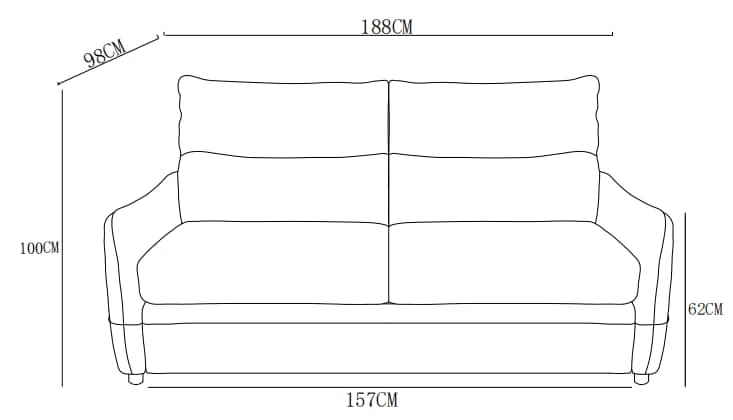 Canapé convertible clic-clac avec coffre convertible en tissu anti tache, 188x98xH100CM - MARKO