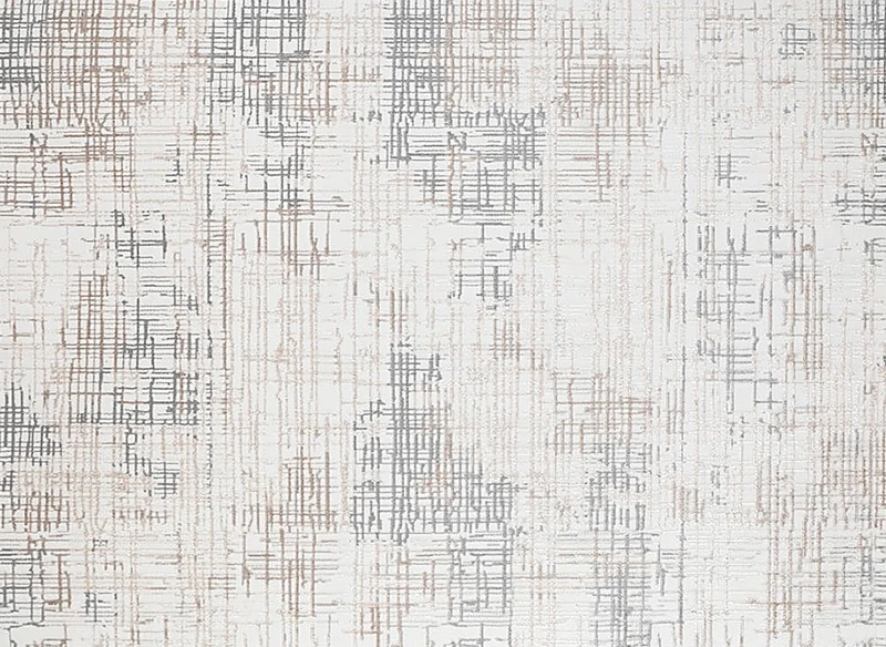 Tapis beige à motifs striés gris 160 x 230 cm PEKIN