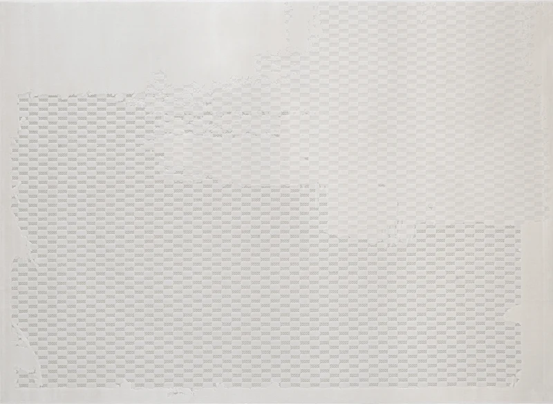 Tapis gris à motifs géométriques 200 x 290 cm VIENNE