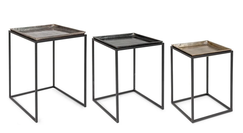 Set 3 tables d'appoint