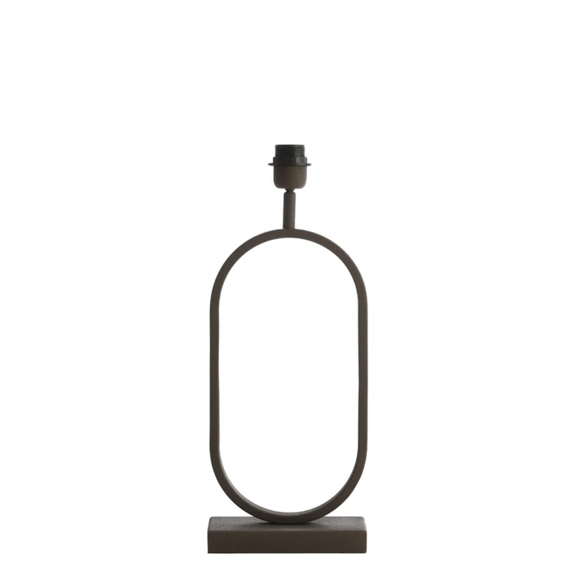 Pied de lampe Brun