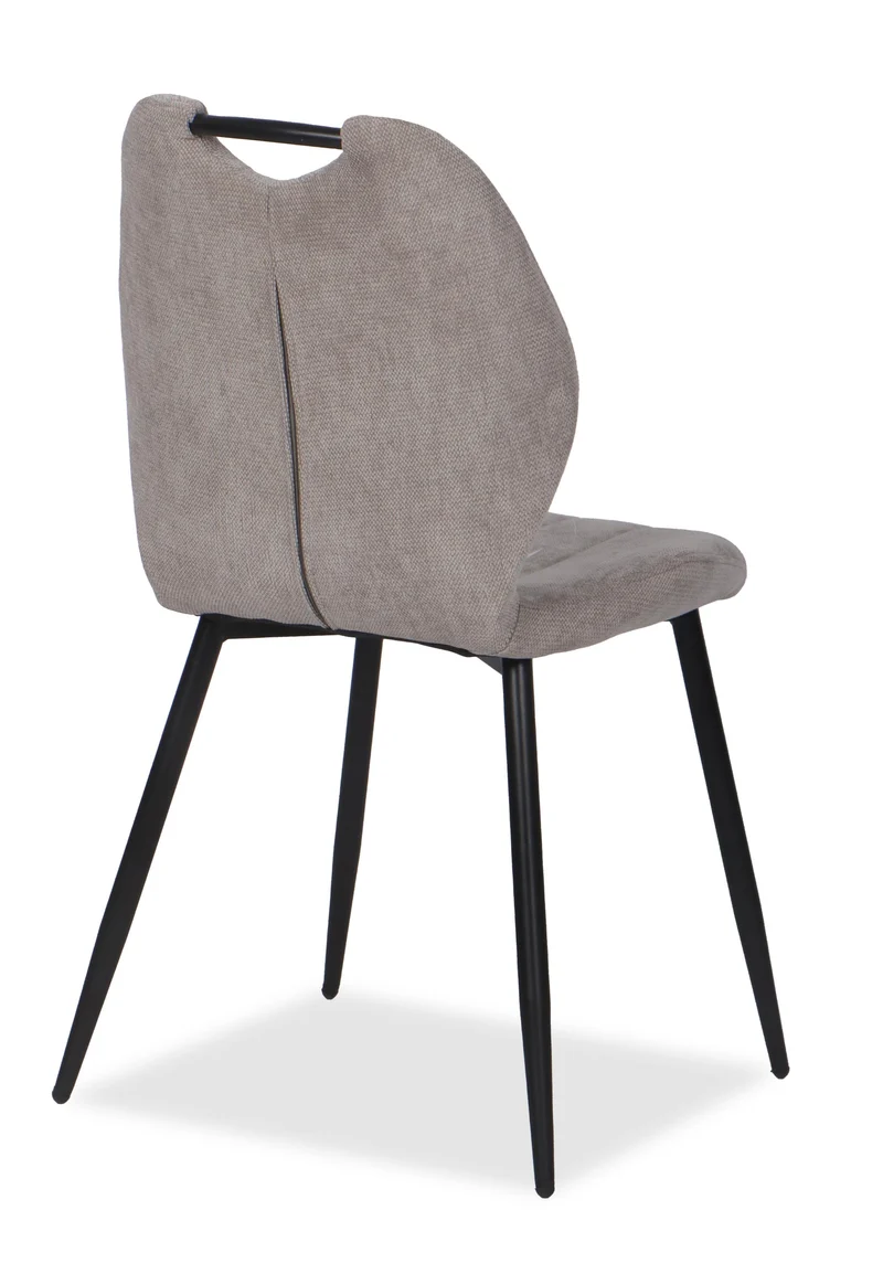 Chaise en tissu anti tache, 55x48xH85CM - YAEL