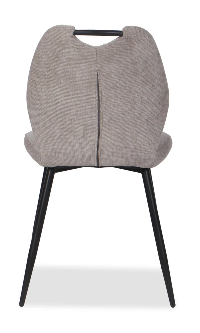 Chaise en tissu anti tache, 55x48xH85CM - YAEL