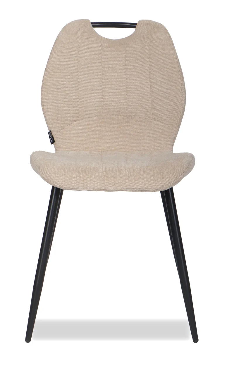 Chaise en tissu anti tache, 55x48xH85CM - YAEL