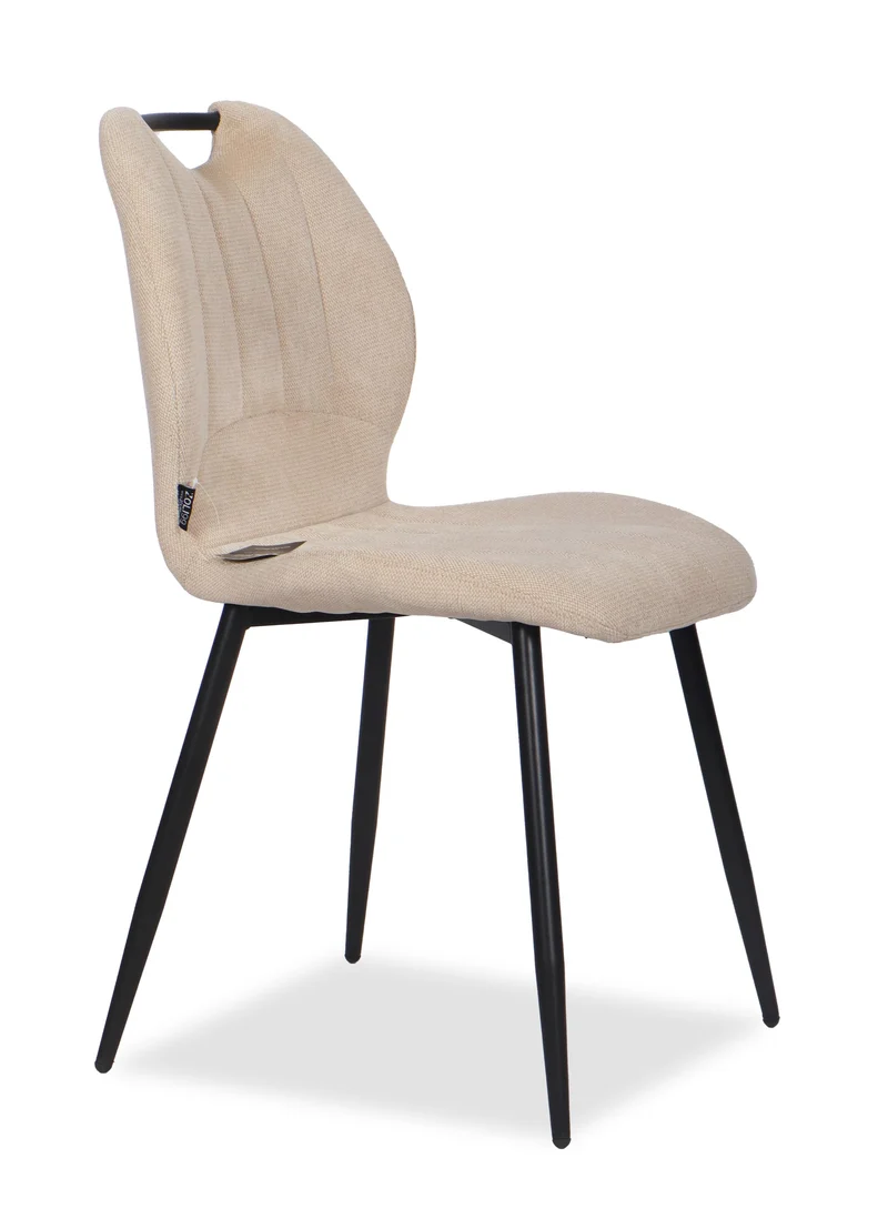 Chaise en tissu anti tache, 55x48xH85CM - YAEL