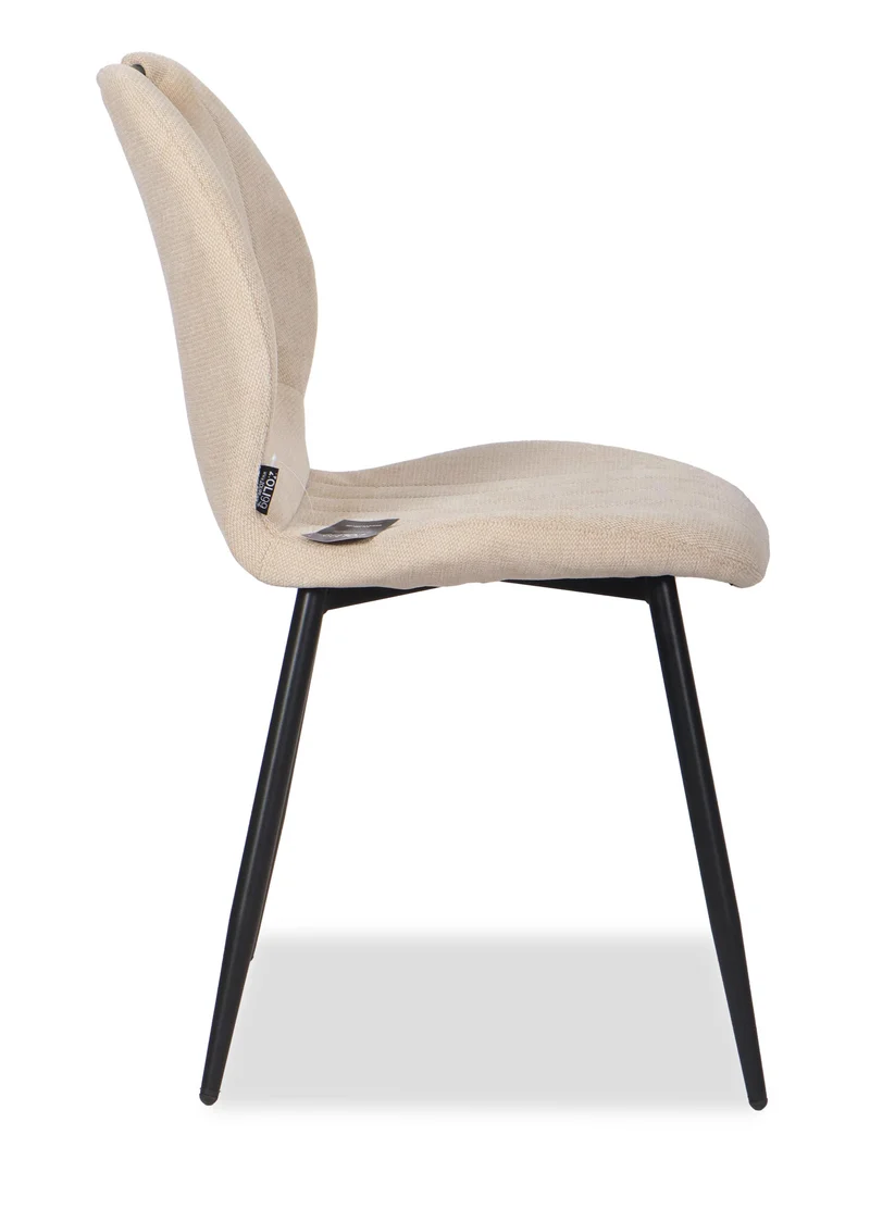 Chaise en tissu anti tache, 55x48xH85CM - YAEL
