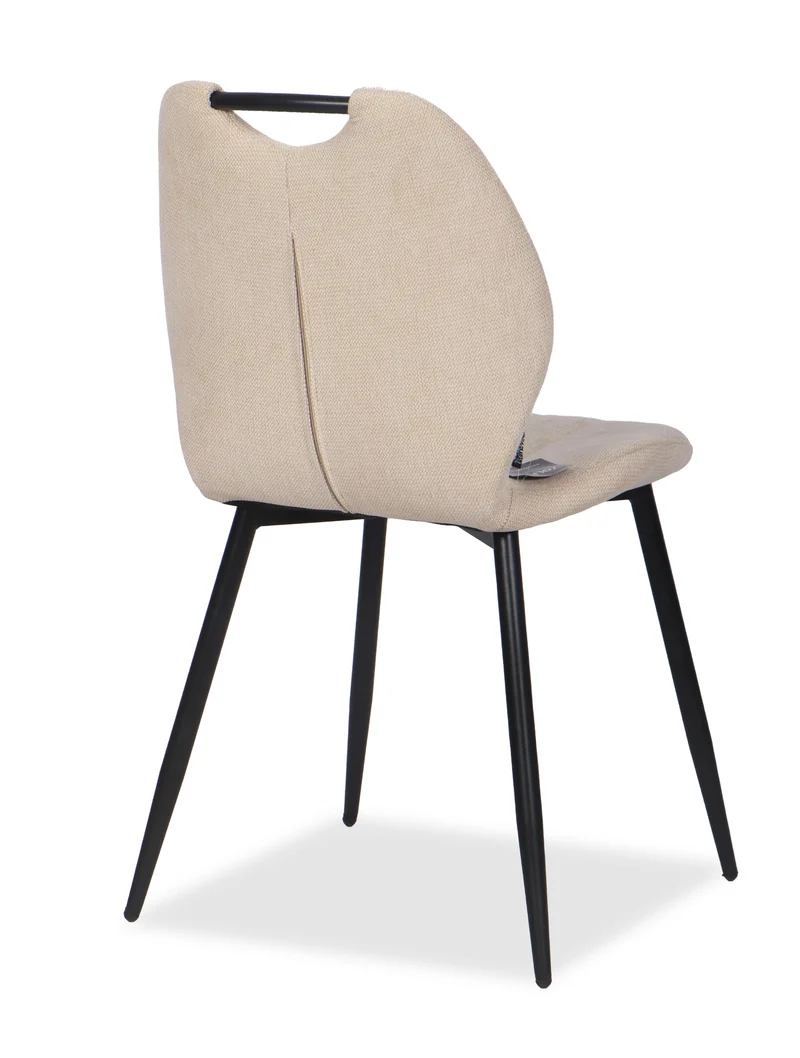 Chaise en tissu anti tache, 55x48xH85CM - YAEL