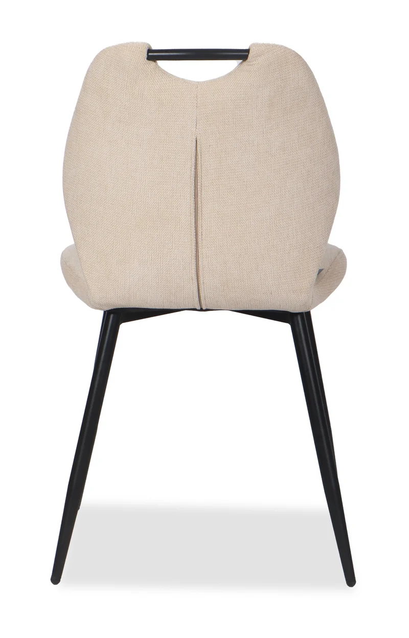 Chaise en tissu anti tache, 55x48xH85CM - YAEL