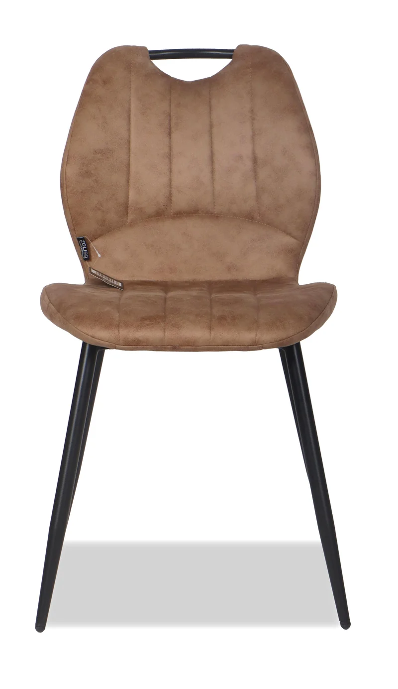 Chaise en tissu anti tache, 55x48xH85CM - YAEL