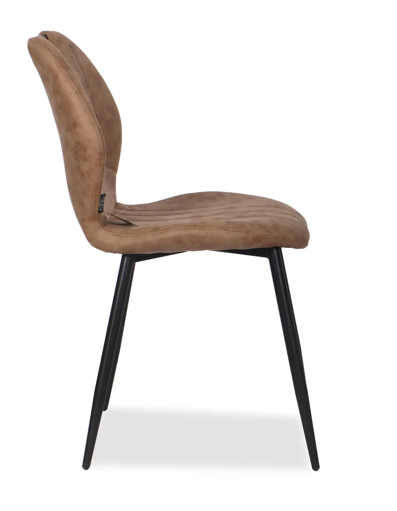 Chaise en tissu anti tache, 55x48xH85CM - YAEL