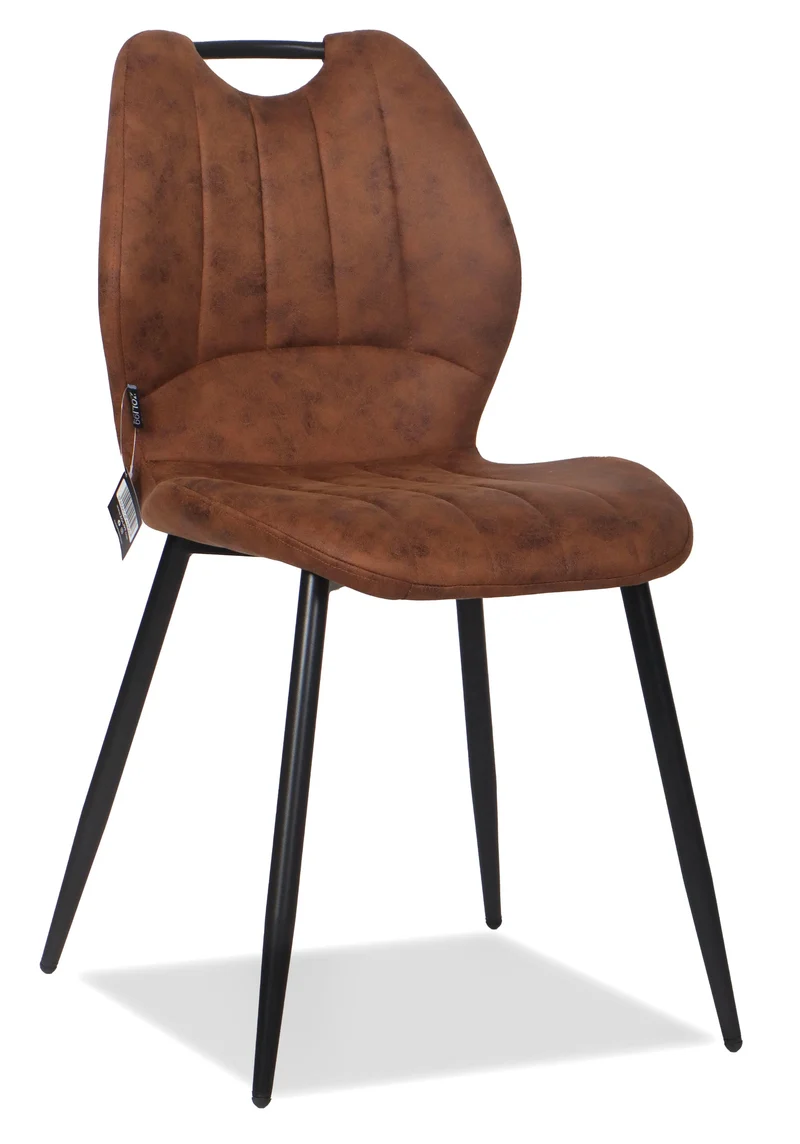 Chaise en tissu anti tache, 55x48xH85CM - YAEL