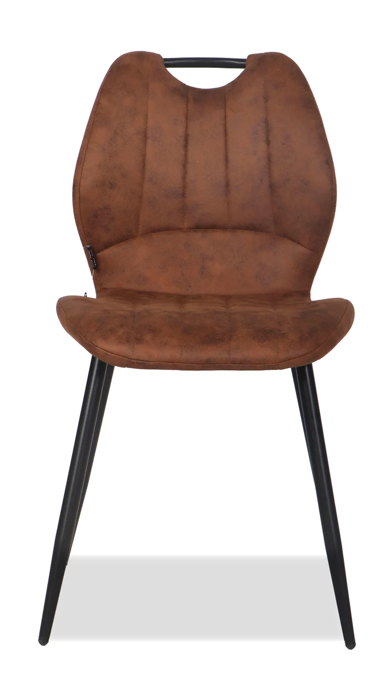 Chaise en tissu anti tache, 55x48xH85CM - YAEL