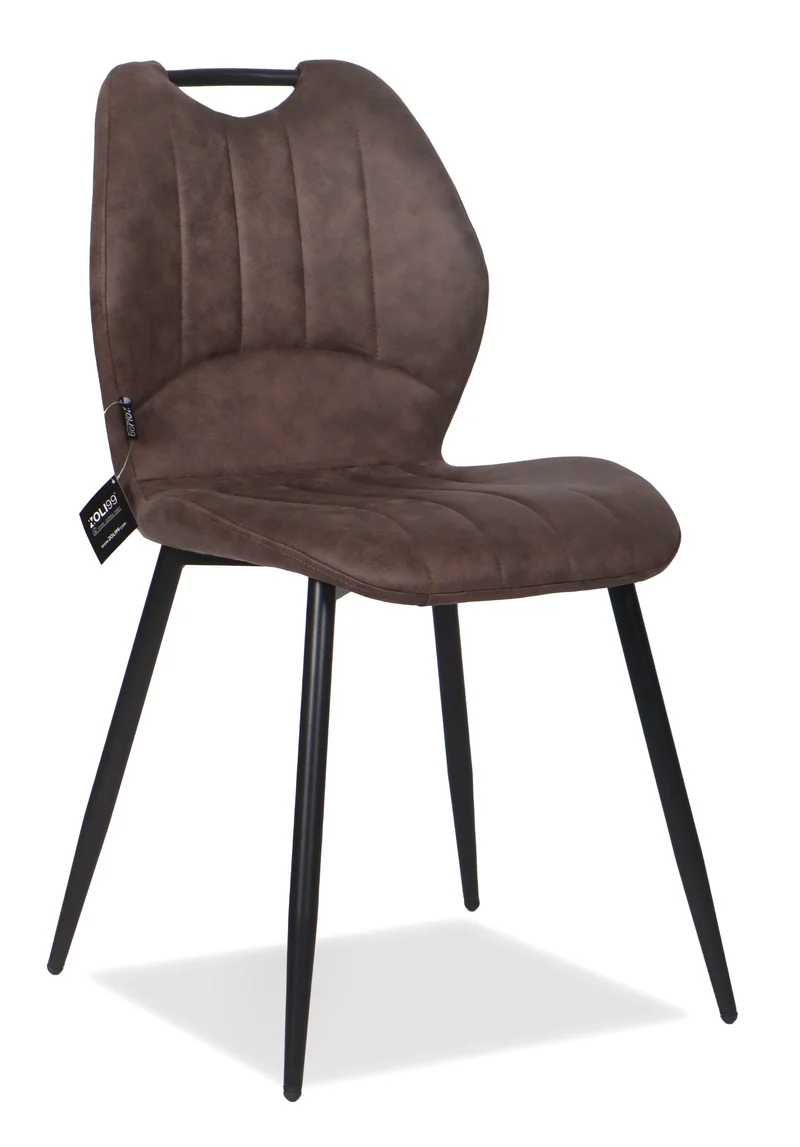 Chaise en tissu anti tache, 55x48xH85CM - YAEL