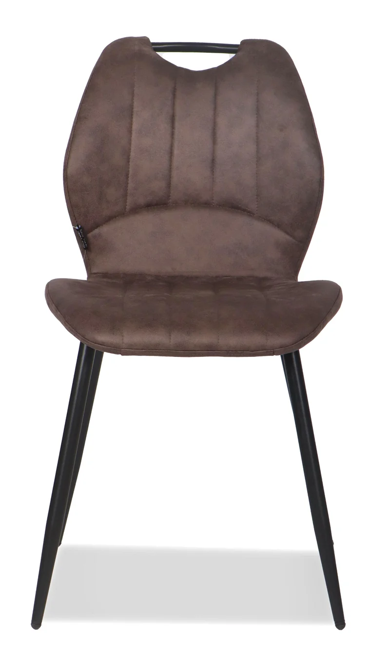 Chaise en tissu anti tache, 55x48xH85CM - YAEL