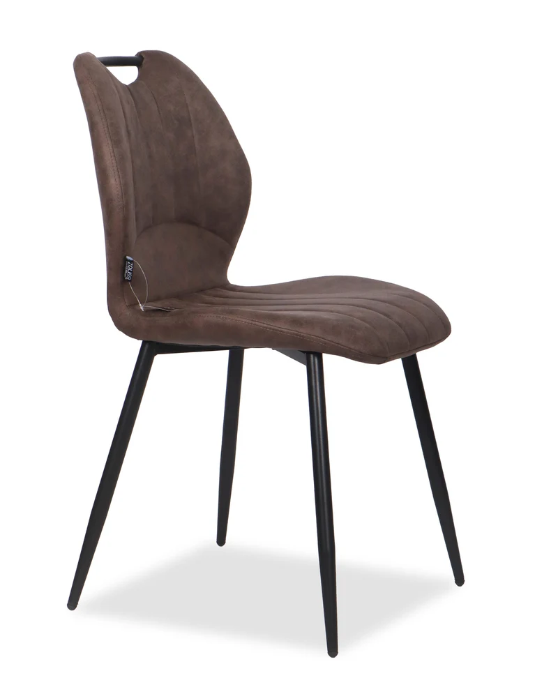 Chaise en tissu anti tache, 55x48xH85CM - YAEL