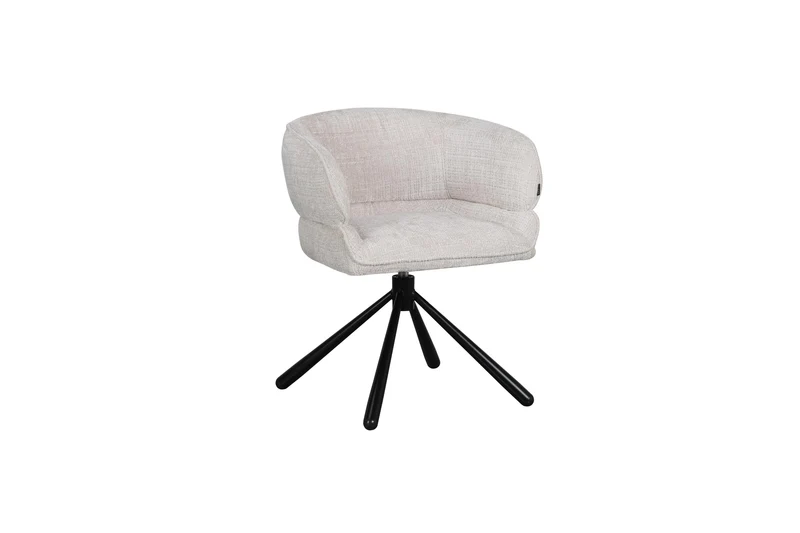 Chaise en tissu, 64x61xH73,5CM - MILA