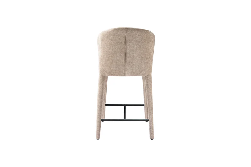 Chaise haute tabouret de bar en tissu anti tache, 57x51xH98CM - NOAM