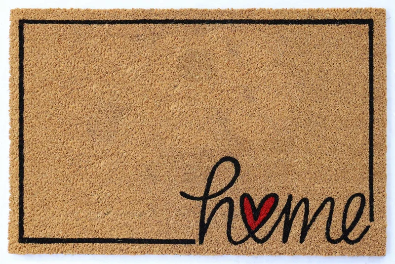 Tapis d’entrée Paillasson coco naturel, 40x60CM, EP 1,5CM