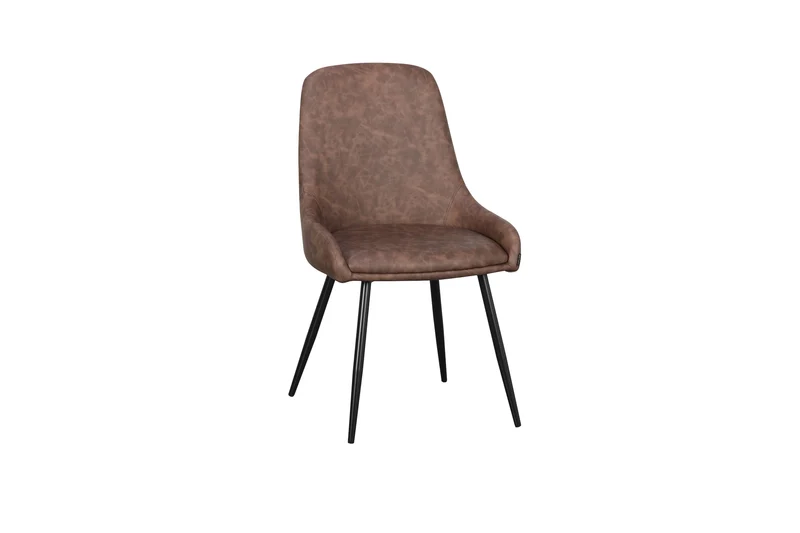 Chaise en Simili Cuir ROMY, 52x55,5xH87,5CM