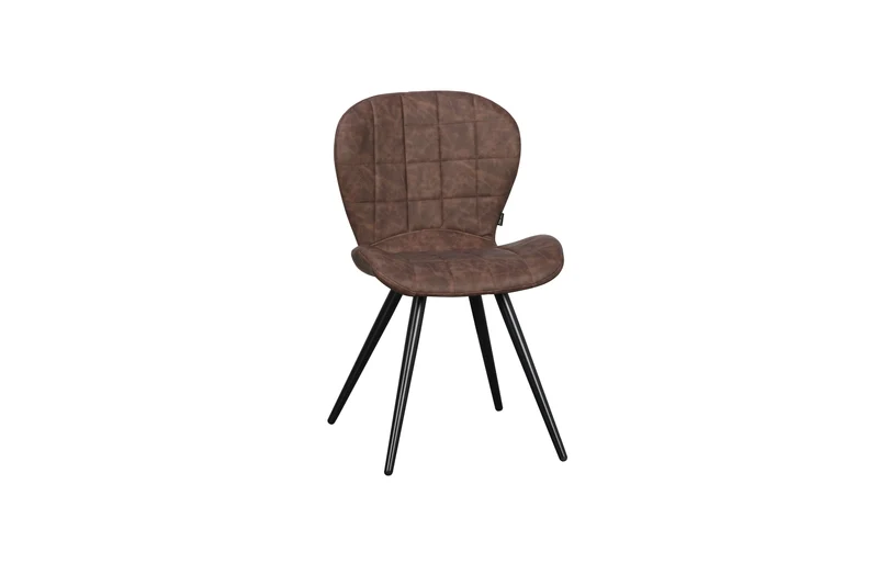 Chaise en simili cuir PETRA, 48x57,5xH80,5CM