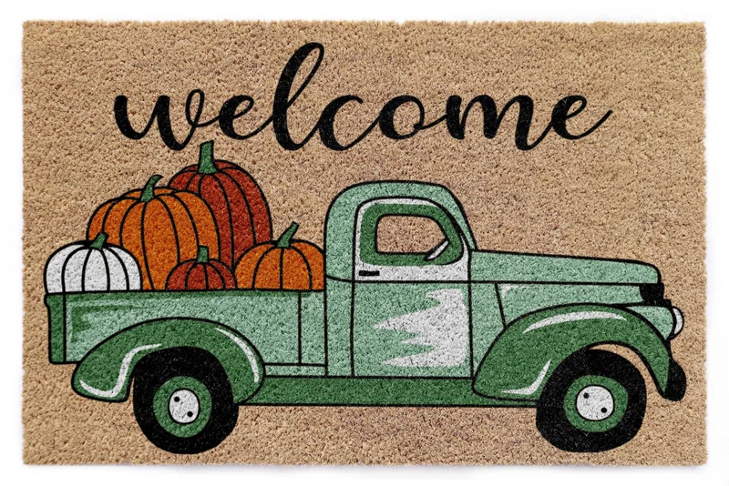 Tapis d’entrée Paillasson coco naturel, 40x60CM, EP 1,5CM