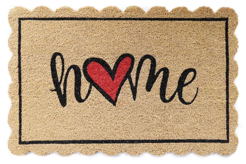 Tapis d’entrée Paillasson coco naturel, 40x60CM, EP 1,5CM