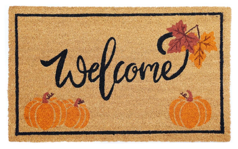 Tapis d’entrée Paillasson coco naturel, 40x60CM, EP 1,5CM